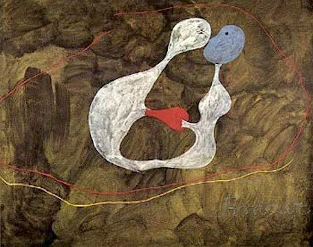 艺术专栏 | 「先驱」作品赏析 | 米罗《吻》 先驱 作品 艺术 米罗 专栏 厉蔚阁 香港 新展 Pioneers 现代主义 崇真艺客