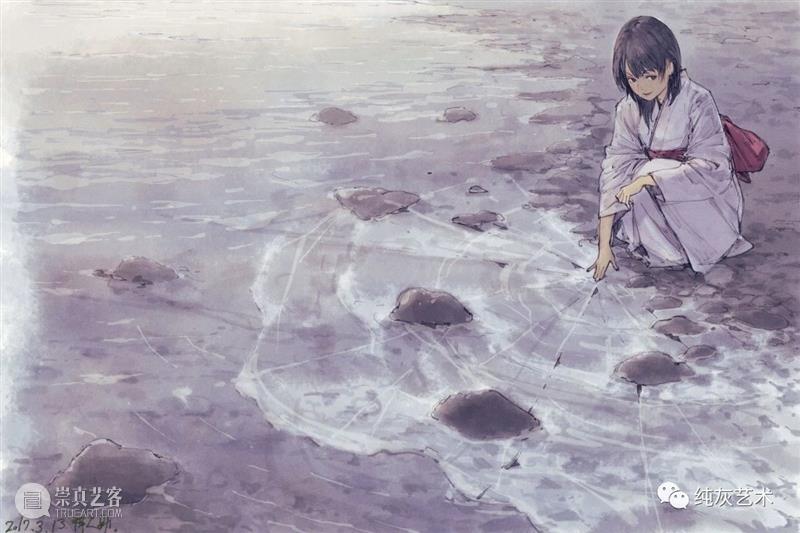 有复古氛围的人物场景插画 人物 插画 场景 氛围 日本 漫画 设计师 插画师 氛围感 艺术 崇真艺客
