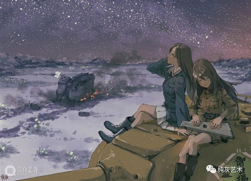有复古氛围的人物场景插画 人物 插画 场景 氛围 日本 漫画 设计师 插画师 氛围感 艺术 崇真艺客