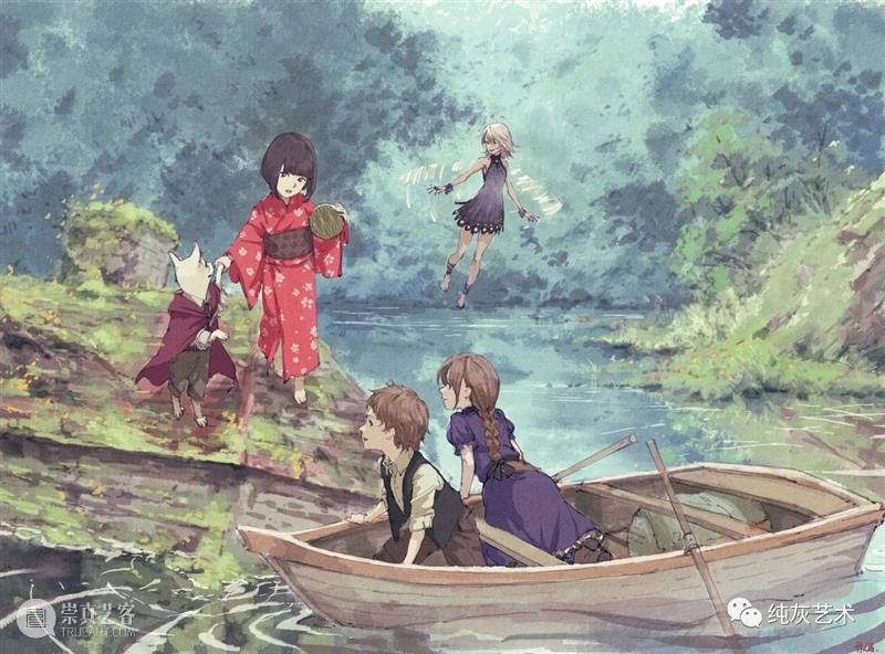 有复古氛围的人物场景插画 人物 插画 场景 氛围 日本 漫画 设计师 插画师 氛围感 艺术 崇真艺客