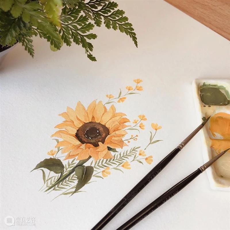 看到绿色和鲜花心情就会非常好，赶紧用画笔留住他们吧 ！ 绿色 鲜花 心情 画笔 END 崇真艺客