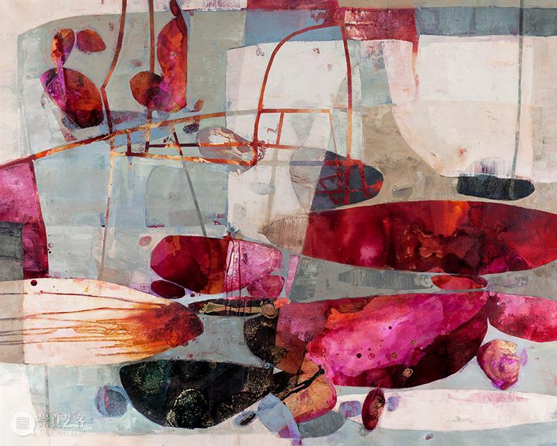 【IFA-艺术赏析】MATERIAL | 用冷蜡画、手工拼贴、可变版丝网印无尽地微妙排列 丝网 艺术 手工 IFA MATERIAL Gail 可能性 Bessette 风景 画家 崇真艺客