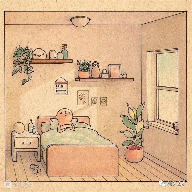 一个人也挺好 一个人 工业设计师 插画师 Felicia Chiao 系列 插画 孤独星人的怪诞世界 小人 人间 崇真艺客