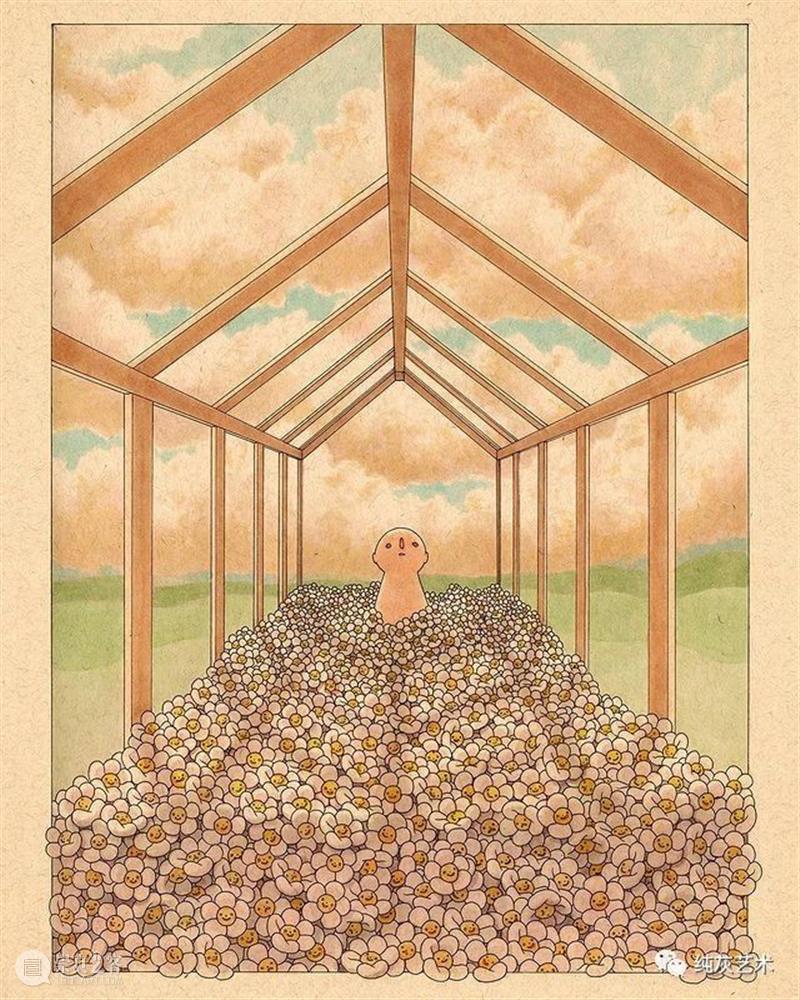 一个人也挺好 一个人 工业设计师 插画师 Felicia Chiao 系列 插画 孤独星人的怪诞世界 小人 人间 崇真艺客