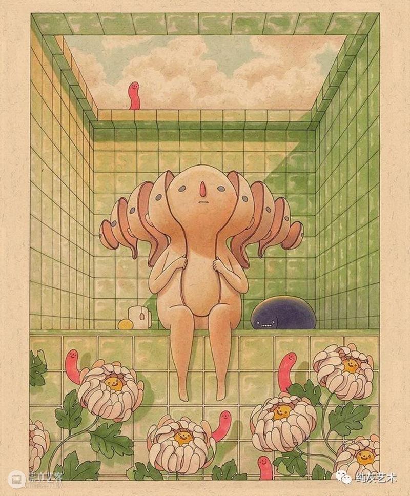 一个人也挺好 一个人 工业设计师 插画师 Felicia Chiao 系列 插画 孤独星人的怪诞世界 小人 人间 崇真艺客