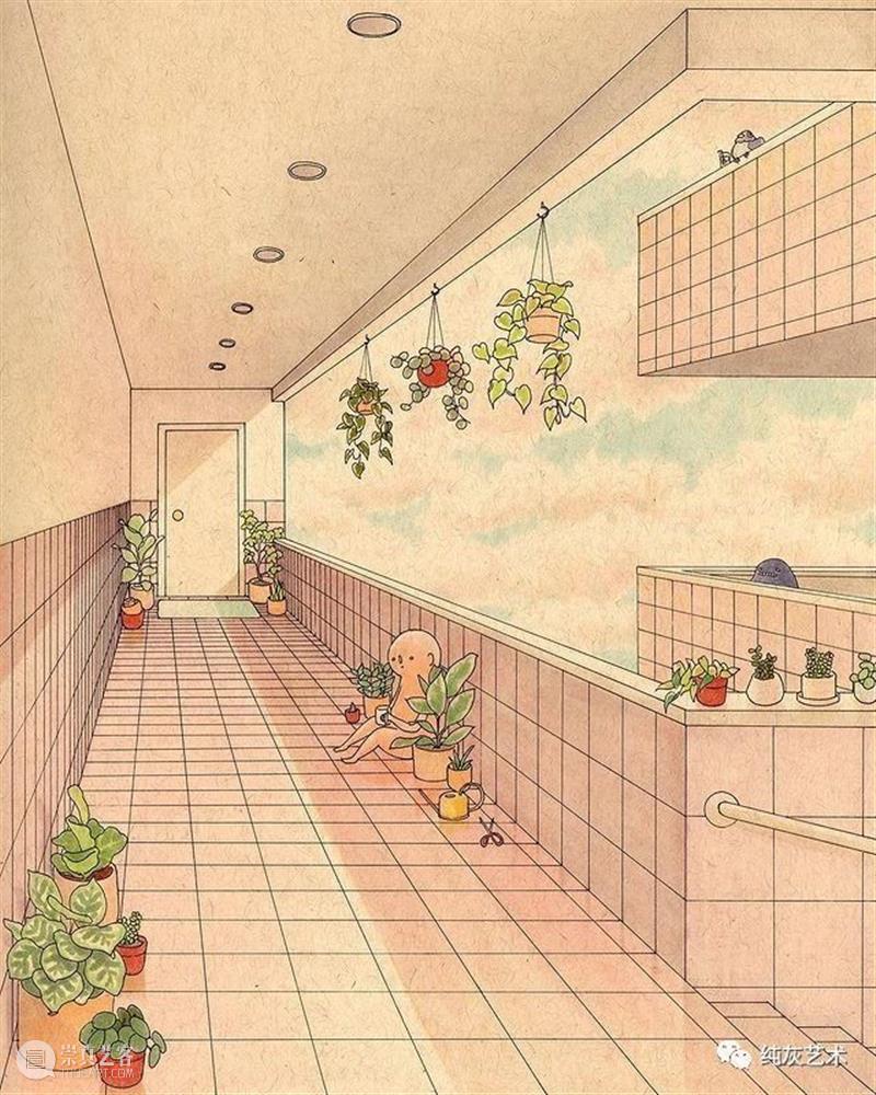 一个人也挺好 一个人 工业设计师 插画师 Felicia Chiao 系列 插画 孤独星人的怪诞世界 小人 人间 崇真艺客