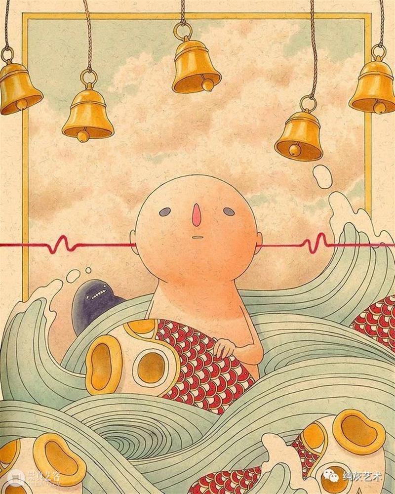 一个人也挺好 一个人 工业设计师 插画师 Felicia Chiao 系列 插画 孤独星人的怪诞世界 小人 人间 崇真艺客