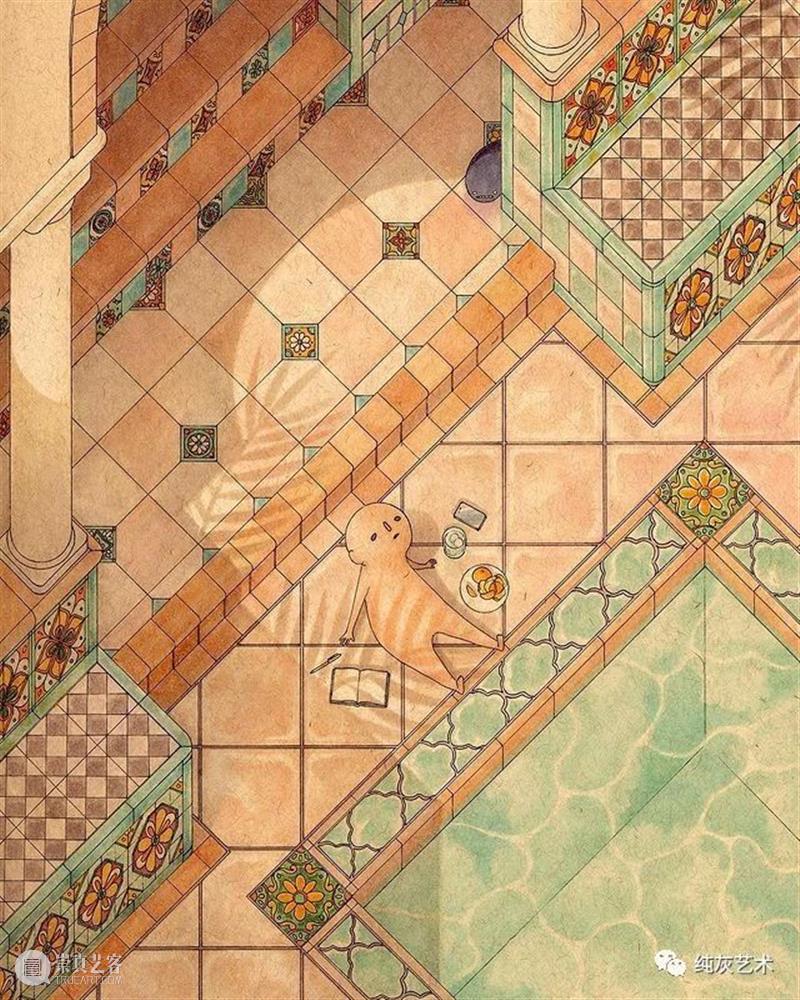 一个人也挺好 一个人 工业设计师 插画师 Felicia Chiao 系列 插画 孤独星人的怪诞世界 小人 人间 崇真艺客