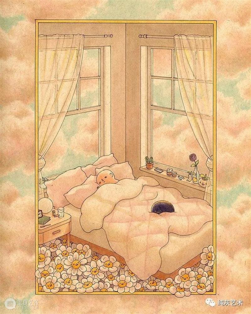 一个人也挺好 一个人 工业设计师 插画师 Felicia Chiao 系列 插画 孤独星人的怪诞世界 小人 人间 崇真艺客