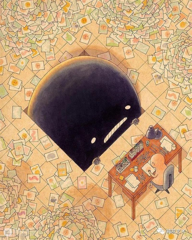 一个人也挺好 一个人 工业设计师 插画师 Felicia Chiao 系列 插画 孤独星人的怪诞世界 小人 人间 崇真艺客