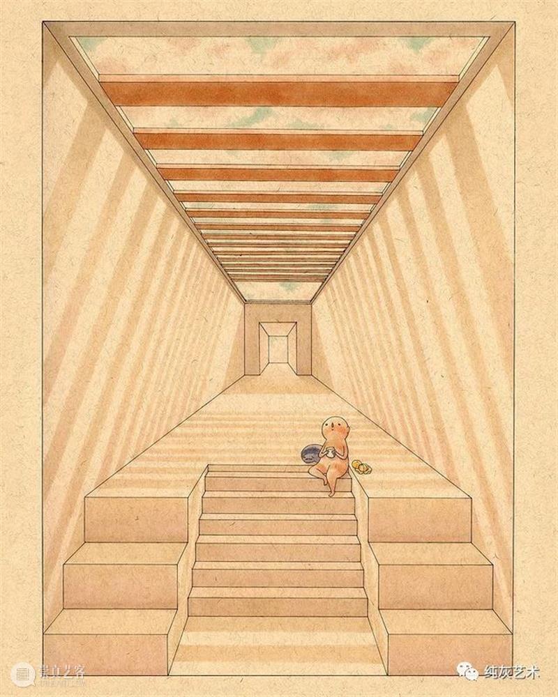 一个人也挺好 一个人 工业设计师 插画师 Felicia Chiao 系列 插画 孤独星人的怪诞世界 小人 人间 崇真艺客