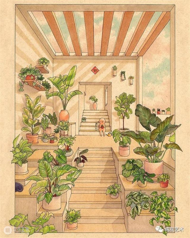 一个人也挺好 一个人 工业设计师 插画师 Felicia Chiao 系列 插画 孤独星人的怪诞世界 小人 人间 崇真艺客