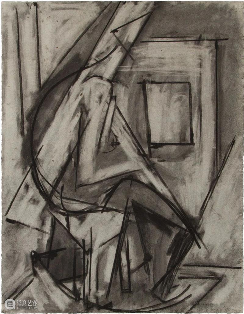 瑞士巴塞尔｜李·克拉斯纳 Lee Krasner: Charcoals Krasner Charcoals 瑞士巴塞尔 李·克拉斯 李·卡拉斯纳 木炭 巴塞尔 艺术展 地址 Messe 崇真艺客