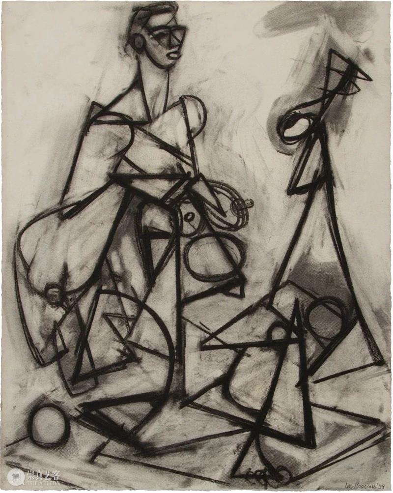 瑞士巴塞尔｜李·克拉斯纳 Lee Krasner: Charcoals Krasner Charcoals 瑞士巴塞尔 李·克拉斯 李·卡拉斯纳 木炭 巴塞尔 艺术展 地址 Messe 崇真艺客