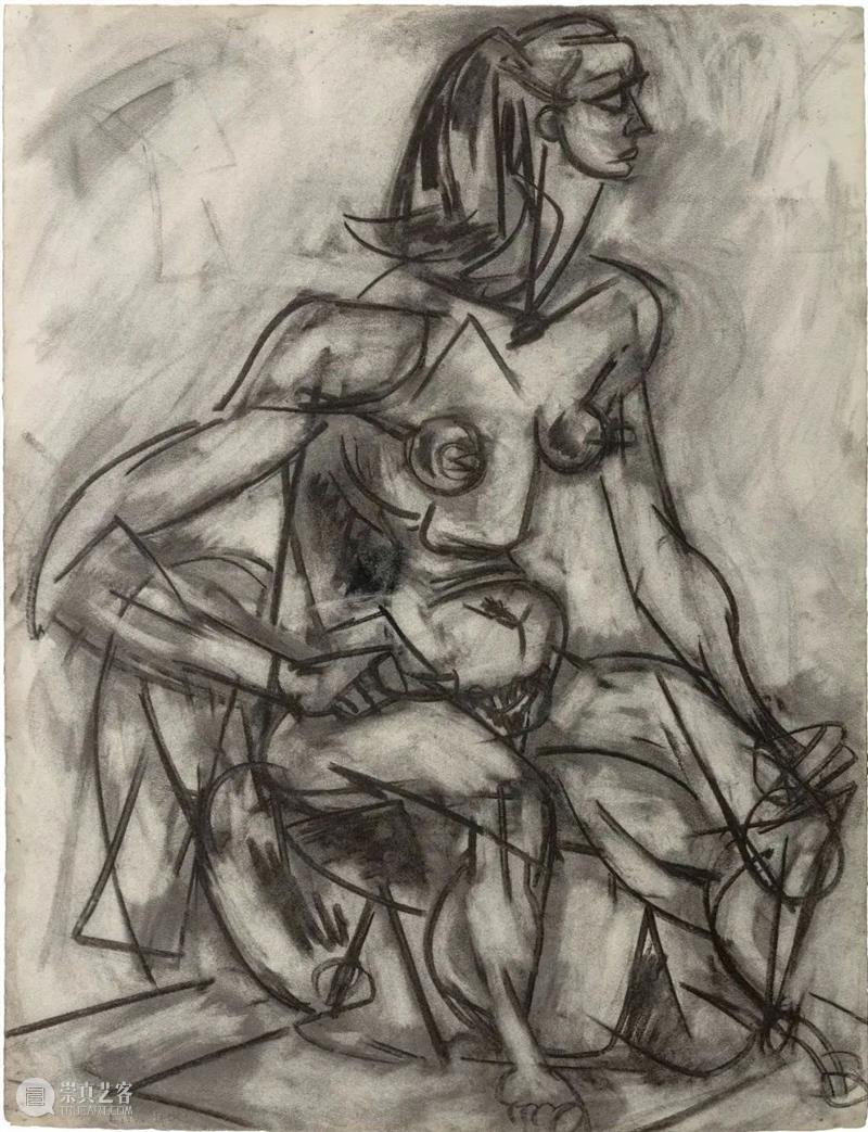 瑞士巴塞尔｜李·克拉斯纳 Lee Krasner: Charcoals Krasner Charcoals 瑞士巴塞尔 李·克拉斯 李·卡拉斯纳 木炭 巴塞尔 艺术展 地址 Messe 崇真艺客