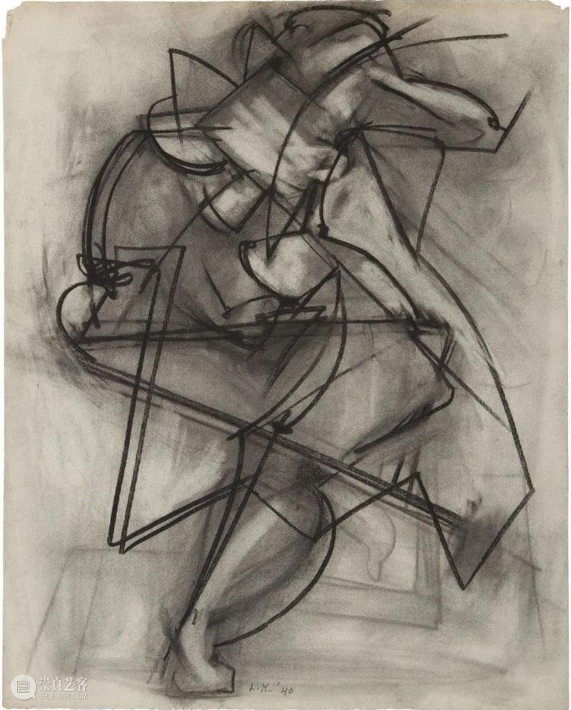 瑞士巴塞尔｜李·克拉斯纳 Lee Krasner: Charcoals Krasner Charcoals 瑞士巴塞尔 李·克拉斯 李·卡拉斯纳 木炭 巴塞尔 艺术展 地址 Messe 崇真艺客