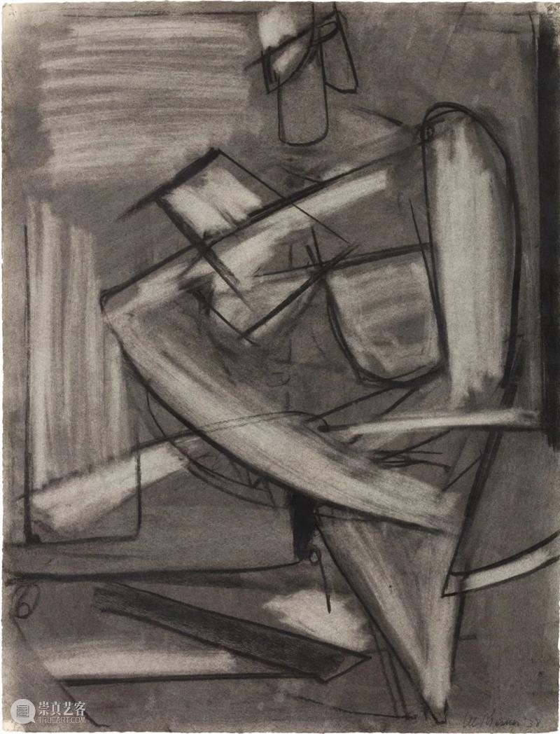 瑞士巴塞尔｜李·克拉斯纳 Lee Krasner: Charcoals Krasner Charcoals 瑞士巴塞尔 李·克拉斯 李·卡拉斯纳 木炭 巴塞尔 艺术展 地址 Messe 崇真艺客