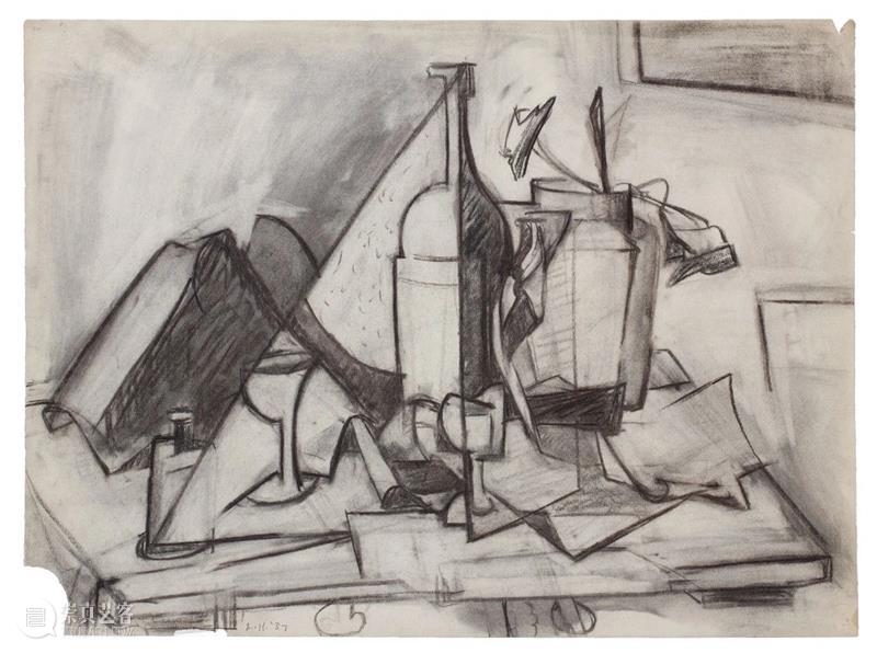 瑞士巴塞尔｜李·克拉斯纳 Lee Krasner: Charcoals Krasner Charcoals 瑞士巴塞尔 李·克拉斯 李·卡拉斯纳 木炭 巴塞尔 艺术展 地址 Messe 崇真艺客