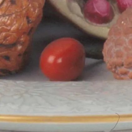 人在博物馆,很想吃文物 博物馆 文物 网友 网络 陶瓷 生瓷 果品 故宫博物院 粉彩像生果品高足盘 藏唐 崇真艺客