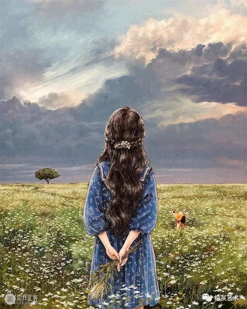 愿做画中的森系女孩 女孩 画中 森系 韩国 插画家 aeppol 森林 系列 生活 主人公 崇真艺客