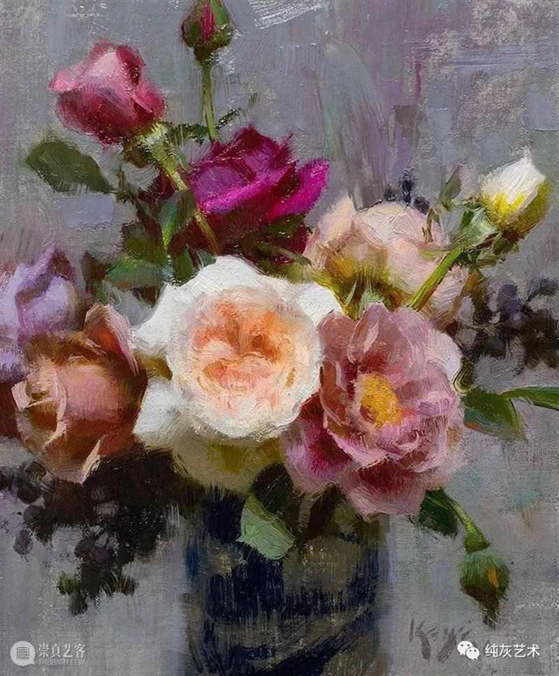 花开的时候 时候 美国 画家 Daniel 色彩 花卉 画笔 表现力 风景 人物 崇真艺客