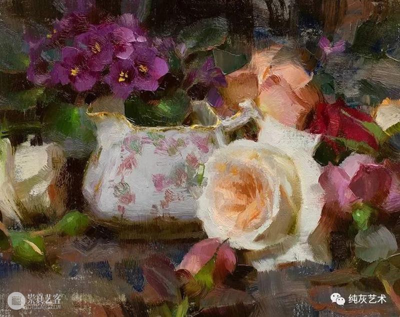 花开的时候 时候 美国 画家 Daniel 色彩 花卉 画笔 表现力 风景 人物 崇真艺客