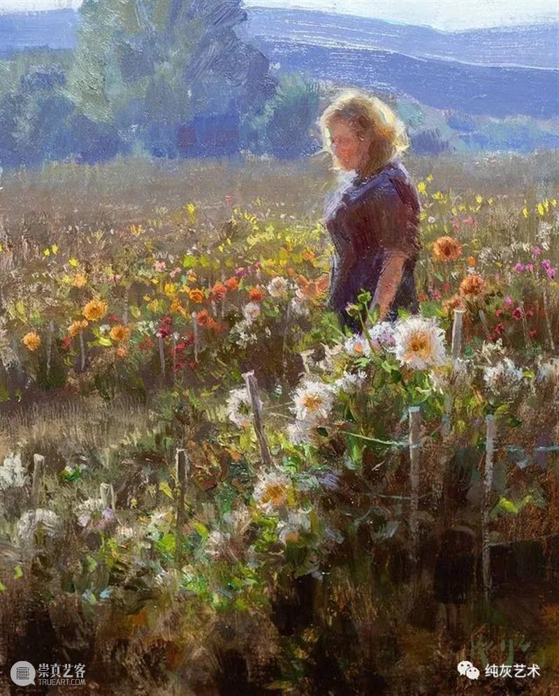 花开的时候 时候 美国 画家 Daniel 色彩 花卉 画笔 表现力 风景 人物 崇真艺客