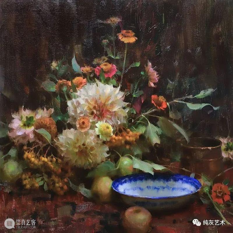 花开的时候 时候 美国 画家 Daniel 色彩 花卉 画笔 表现力 风景 人物 崇真艺客