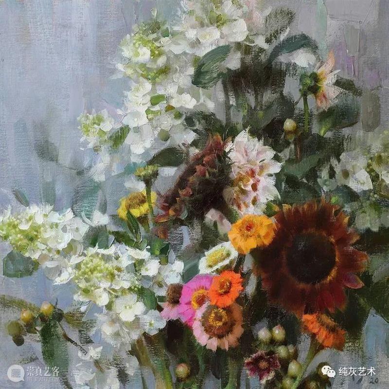 花开的时候 时候 美国 画家 Daniel 色彩 花卉 画笔 表现力 风景 人物 崇真艺客
