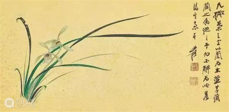 绘画丨18幅张大千国画兰花图 国画 张大千 兰花 绘画 上方 中国舞台美术学会 右上 星标 本文 兰花图 崇真艺客