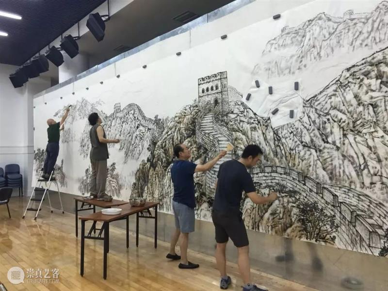 “百花齐放——北京画院创作与典藏精品展”于国庆节在中国国家博物馆开展 中国国家博物馆 北京画院 典藏 精品展 于国庆 中国美术家协会 北京市 文化 北京美术家协会 帷幕 崇真艺客