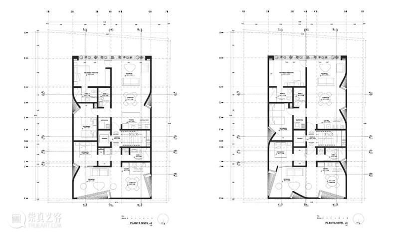 陷入混凝土的窗，‘孔洞’公寓 / YOUNG & AYATA + Michan Architecture Architecture 公寓 孔洞 混凝土 项目 墨西哥城 City 住宅 卧室 停车场 崇真艺客