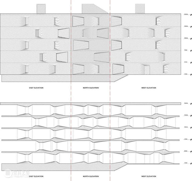 陷入混凝土的窗，‘孔洞’公寓 / YOUNG & AYATA + Michan Architecture Architecture 公寓 孔洞 混凝土 项目 墨西哥城 City 住宅 卧室 停车场 崇真艺客