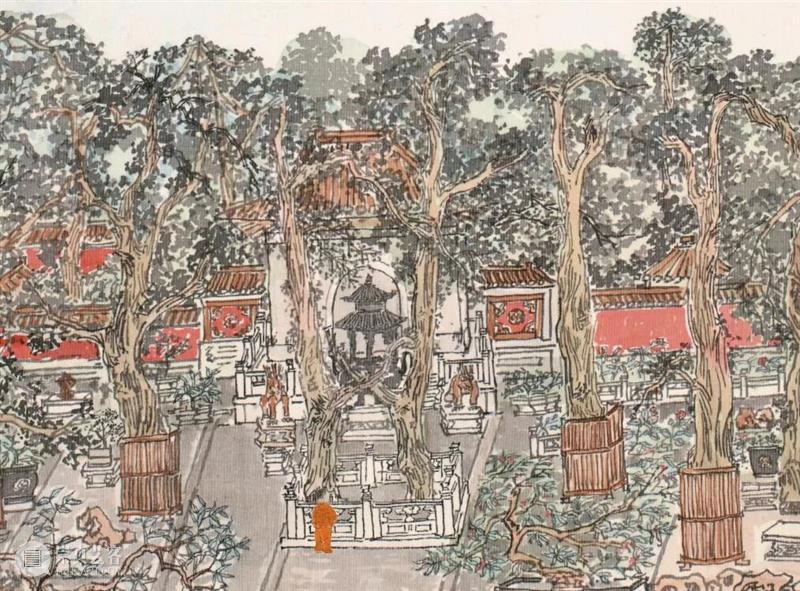 国庆假期，跟随小林老师在画中游京华 小林 老师 京华 画中 假期 大名 林海钟 水墨画 禅意 唐宋 崇真艺客