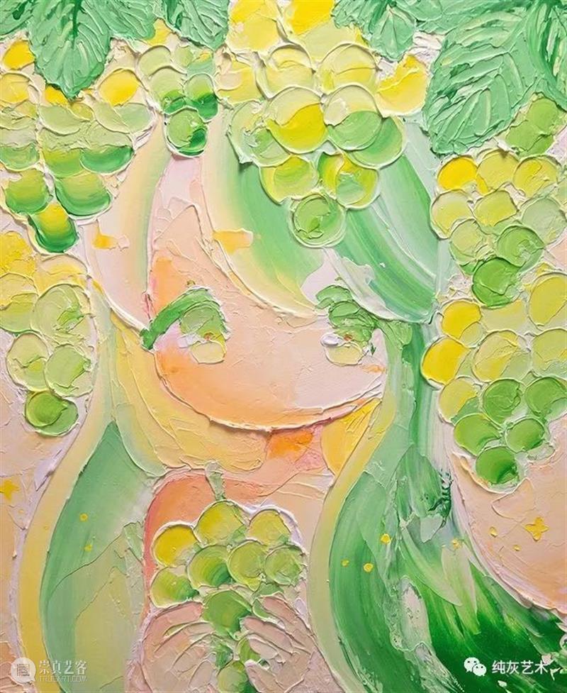卡哇伊女孩头像 头像 女孩 日本 画师 小田望楓 刮刀 丙烯 人物画 画面 色彩 崇真艺客