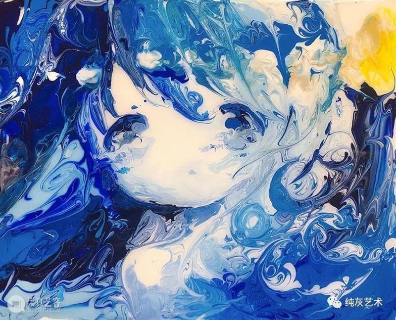 卡哇伊女孩头像 头像 女孩 日本 画师 小田望楓 刮刀 丙烯 人物画 画面 色彩 崇真艺客