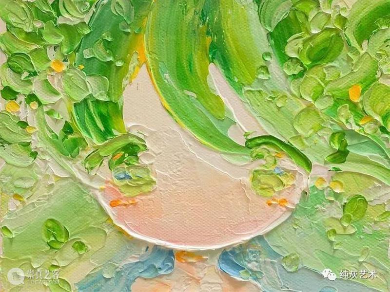 卡哇伊女孩头像 头像 女孩 日本 画师 小田望楓 刮刀 丙烯 人物画 画面 色彩 崇真艺客