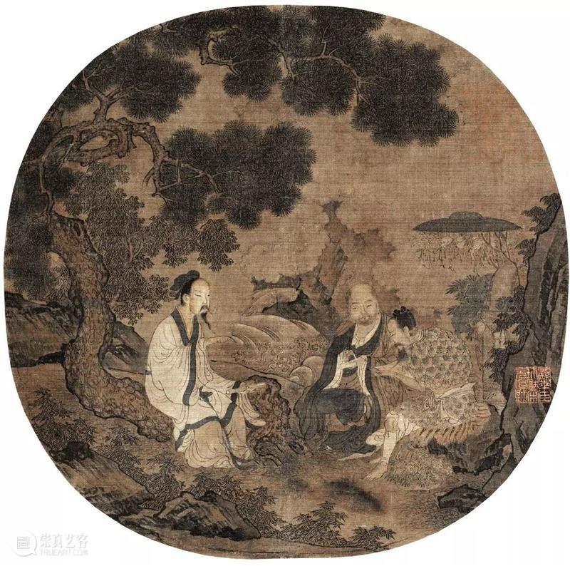 欣赏宋画 ，得用放大镜 放大镜 上方 青铜器 账号 人与人 缘份 缘分 韵味 名片 茶友 崇真艺客