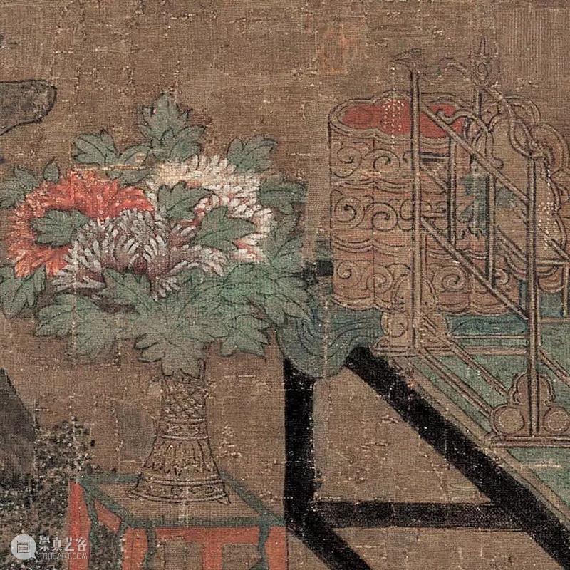 欣赏宋画 ，得用放大镜 放大镜 上方 青铜器 账号 人与人 缘份 缘分 韵味 名片 茶友 崇真艺客