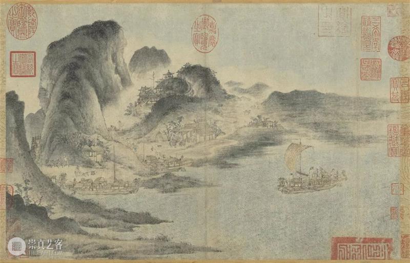 欣赏宋画 ，得用放大镜 放大镜 上方 青铜器 账号 人与人 缘份 缘分 韵味 名片 茶友 崇真艺客