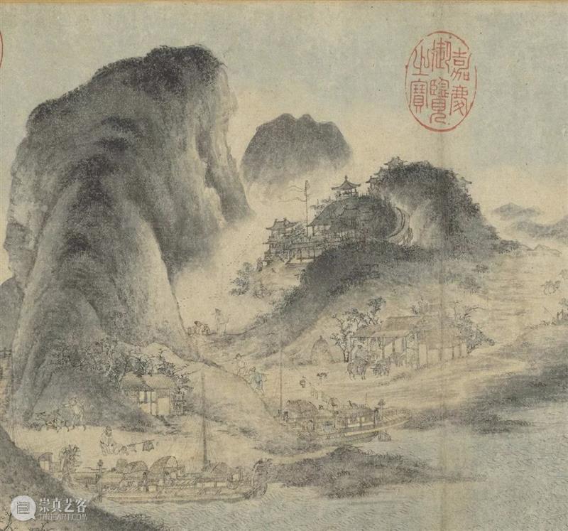 欣赏宋画 ，得用放大镜 放大镜 上方 青铜器 账号 人与人 缘份 缘分 韵味 名片 茶友 崇真艺客