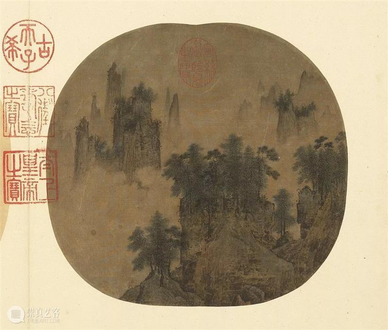 欣赏宋画 ，得用放大镜 放大镜 上方 青铜器 账号 人与人 缘份 缘分 韵味 名片 茶友 崇真艺客