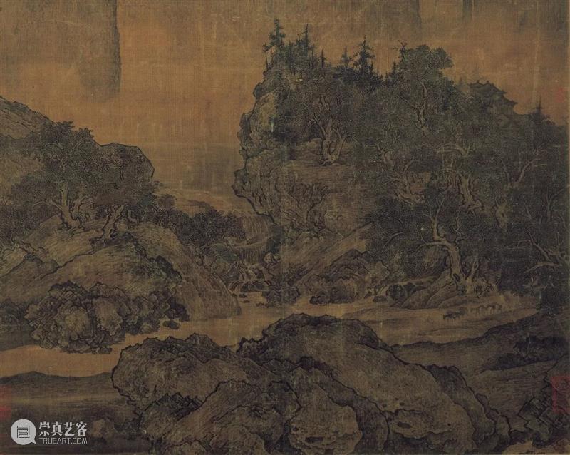 欣赏宋画 ，得用放大镜 放大镜 上方 青铜器 账号 人与人 缘份 缘分 韵味 名片 茶友 崇真艺客