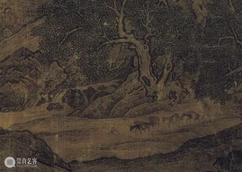 欣赏宋画 ，得用放大镜 放大镜 上方 青铜器 账号 人与人 缘份 缘分 韵味 名片 茶友 崇真艺客