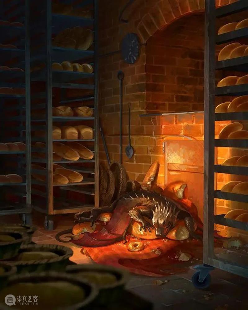 梦幻光亮的世界里  纯灰艺术 世界 数字 插画家 视觉 艺术家 背景 画家 Devin Elle Kurtz 崇真艺客