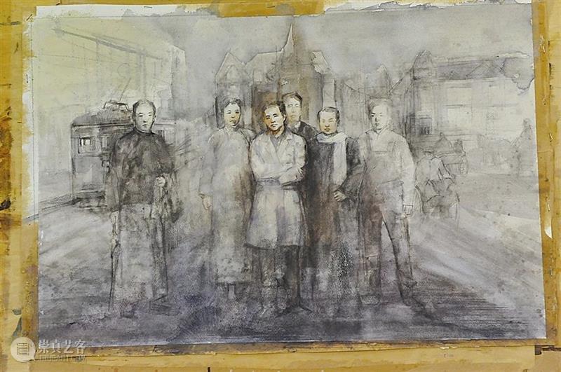 【光辉历程 百年圆梦】王长寿：用当代绘画风格展现历史题材  大连美术馆 历程 历史 题材 王长寿 风格 编者按 圆梦 大连市 中国共产党 美术 崇真艺客
