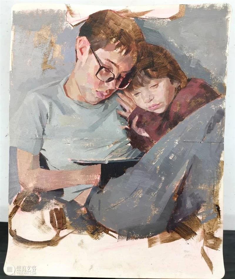 油画的质感真的很独特，爱了 ！  学美术，看▷ 油画 质感 END 崇真艺客