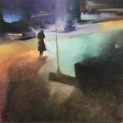 这概括的色彩，爱了爱了  纯灰艺术 色彩 艺术家 油画家 喵尔德 作品 色调 光线 画面 往期 好文 崇真艺客