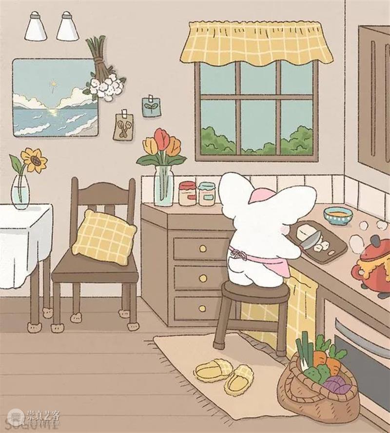 假期快乐生活图鉴  纯灰艺术 假期 图鉴 韩国 画师 gum 笔下 生活 气息 插画 治愈感 崇真艺客