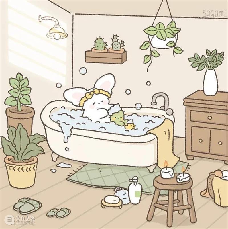 假期快乐生活图鉴  纯灰艺术 假期 图鉴 韩国 画师 gum 笔下 生活 气息 插画 治愈感 崇真艺客